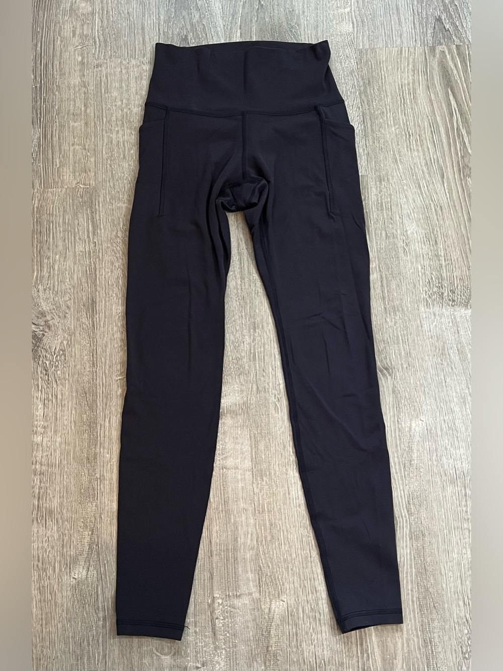 Colorfulkoala Size Small Blue Ink Blue Black Dreamlux High Waisted Leggings Pant
